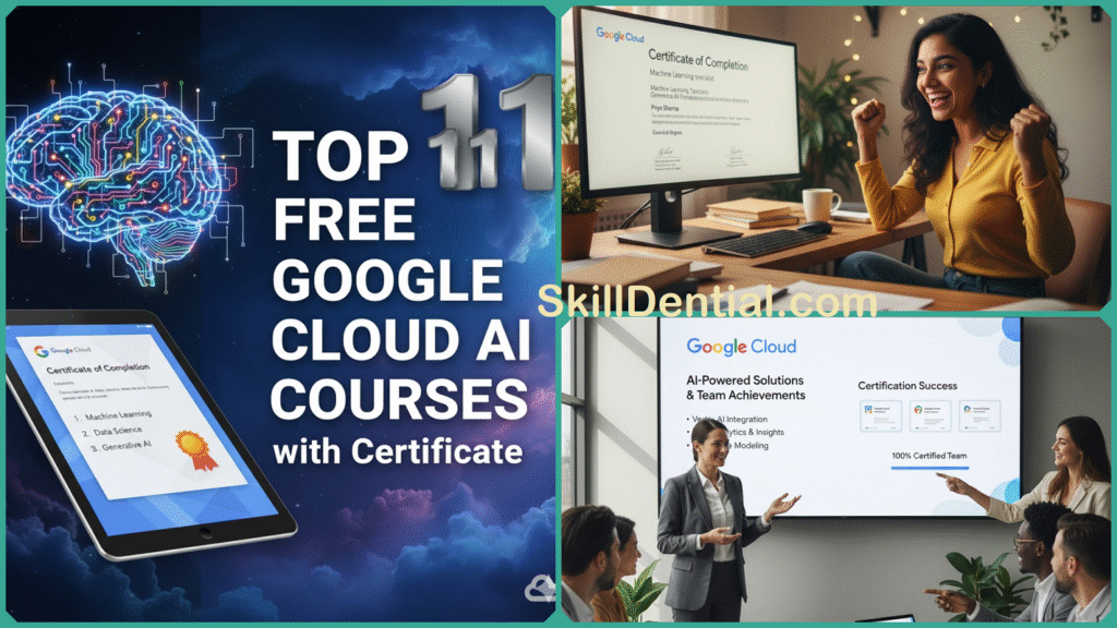 Top 11 Free Google Cloud AI Courses with Certificate