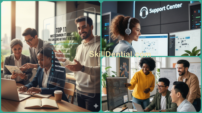 Top 11 Most Common IT Jobs You Can Land Without a Degree