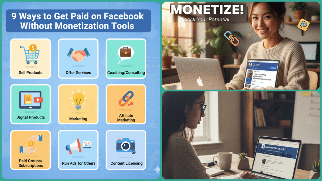 9 Ways to Get Paid on Facebook Without Monetization Tools 9 Ways to Get Paid on Facebook Without Monetization Tools