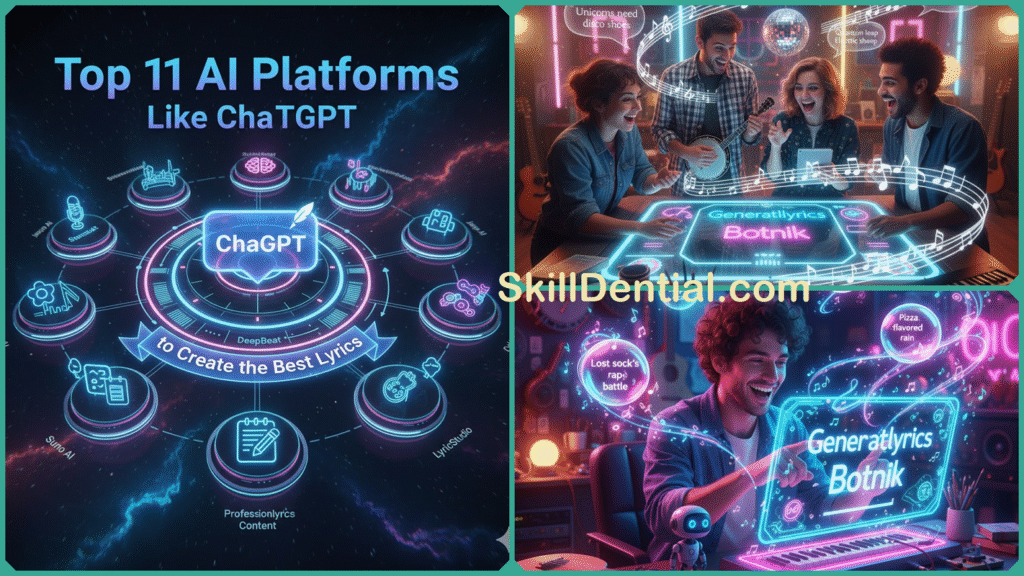 Top 11 AI Platforms Like ChatGPT to Create the Best Lyrics Top 11 AI Platforms Like ChatGPT to Create the Best Lyrics