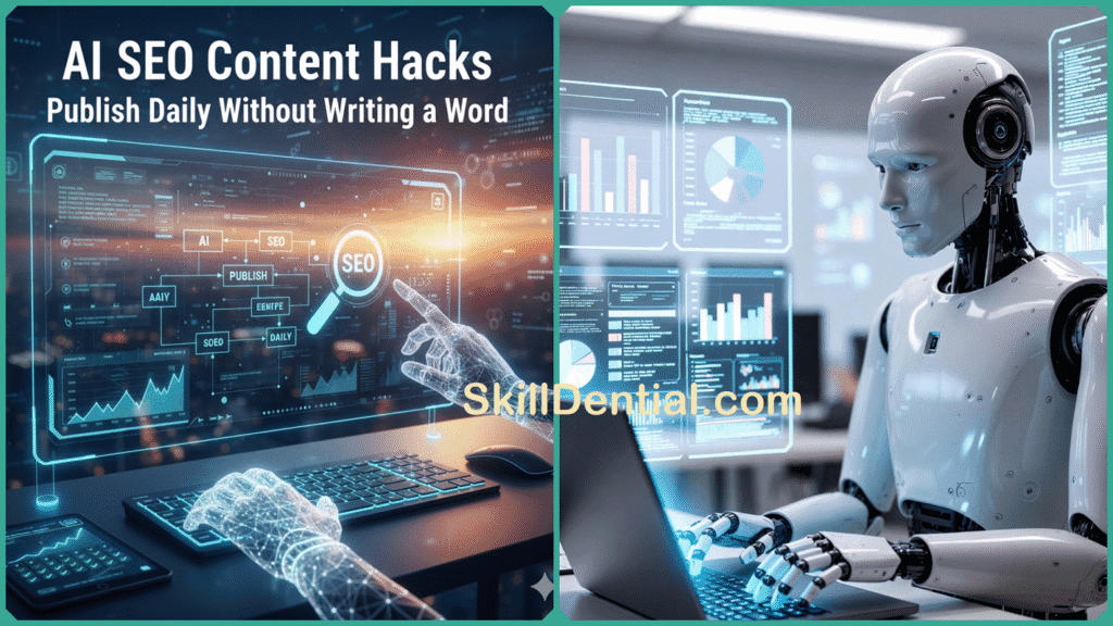 AI SEO Content Hacks: Publish Daily Without Writing a Word AI SEO Content Hacks Publish Daily Without Writing a Word