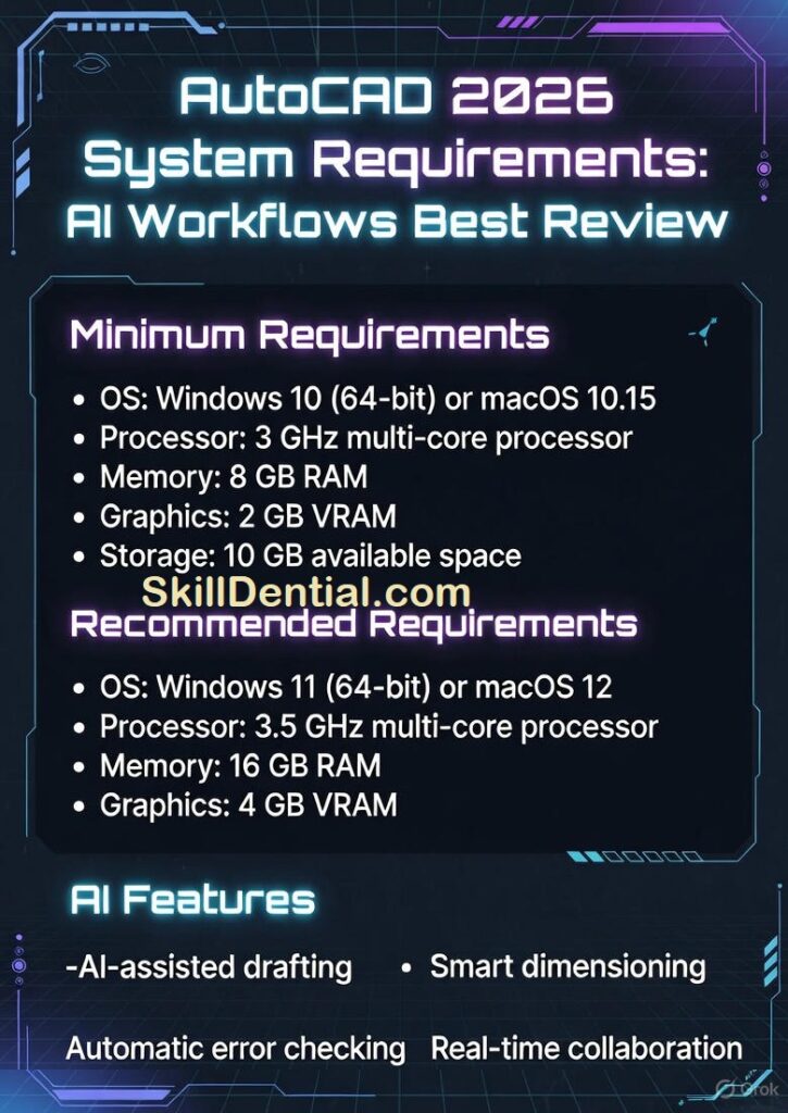 AutoCAD 2026 System Requirements AI Workflows Best Review
