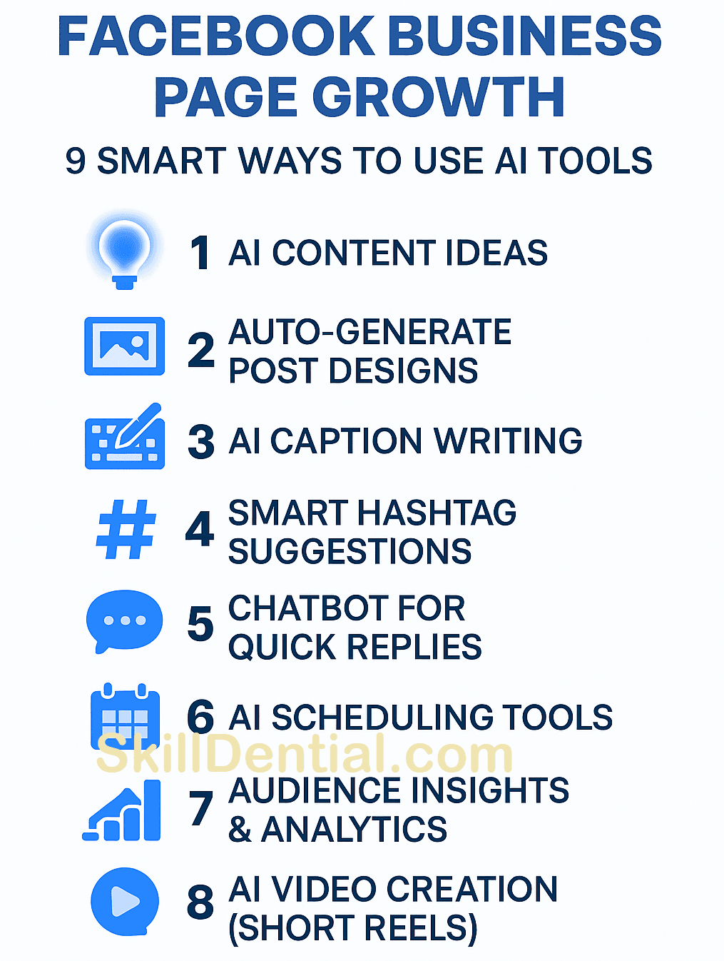 Facebook Business Page Growth: 9 Smart Ways to Use AI Tools Facebook Business Page Growth
