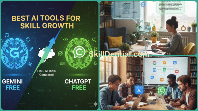 Gemini Free vs. ChatGPT Free: Best AI Tools for Skill Growth
