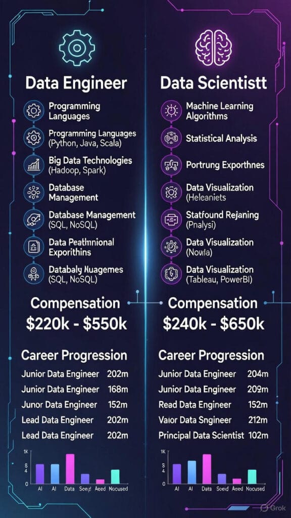 2026 Data Engineer vs. Data Scientist Salary & Career Paths