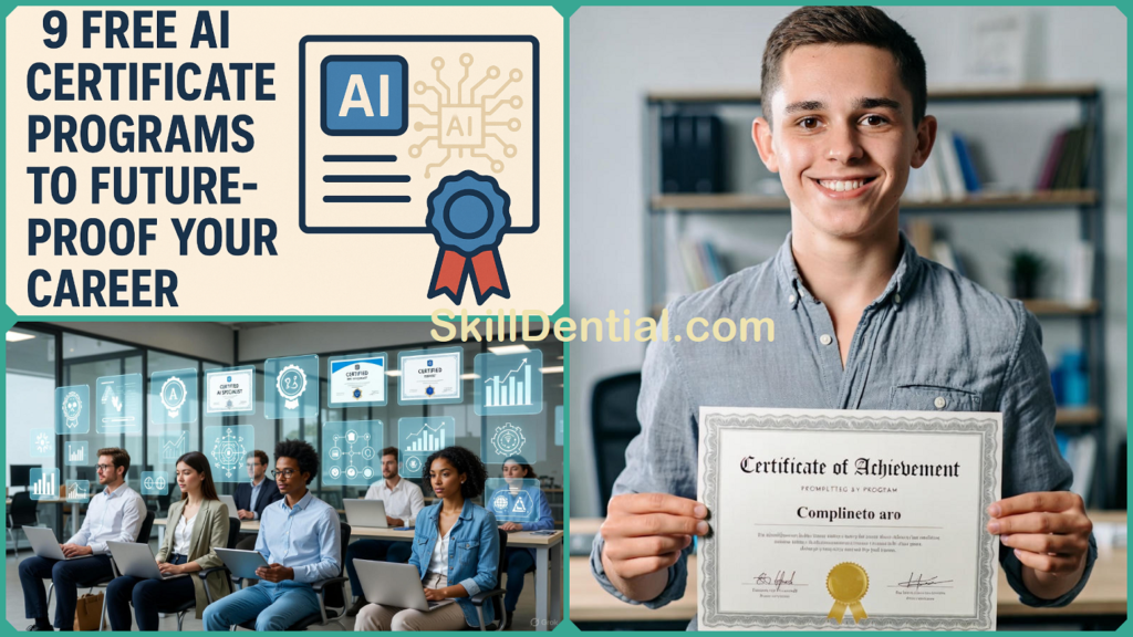 9 Free AI Certificate Programs to Future-Proof Your Career