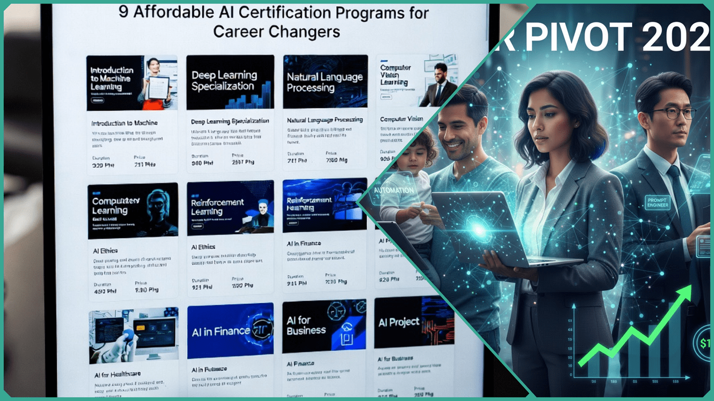 9 Affordable AI Certification Programs for Career Changers