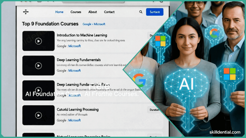 Top 9 Free AI Foundation Courses from Google and Microsoft