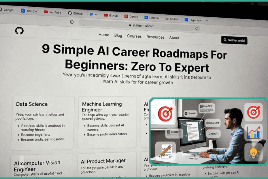 9 Simple AI Career Roadmaps for Beginners: Zero to Expert