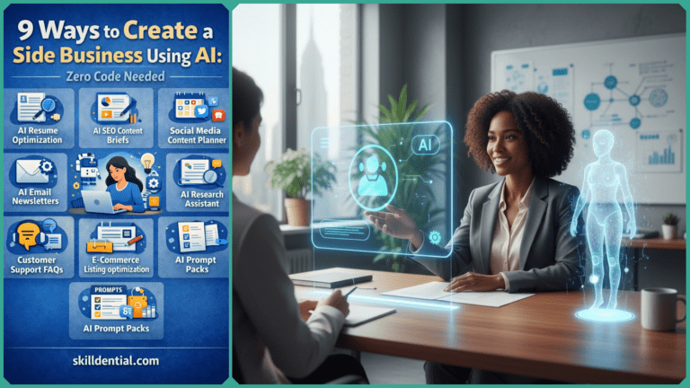 9 Ways to Create a Side Business Using AI: Zero Code Needed