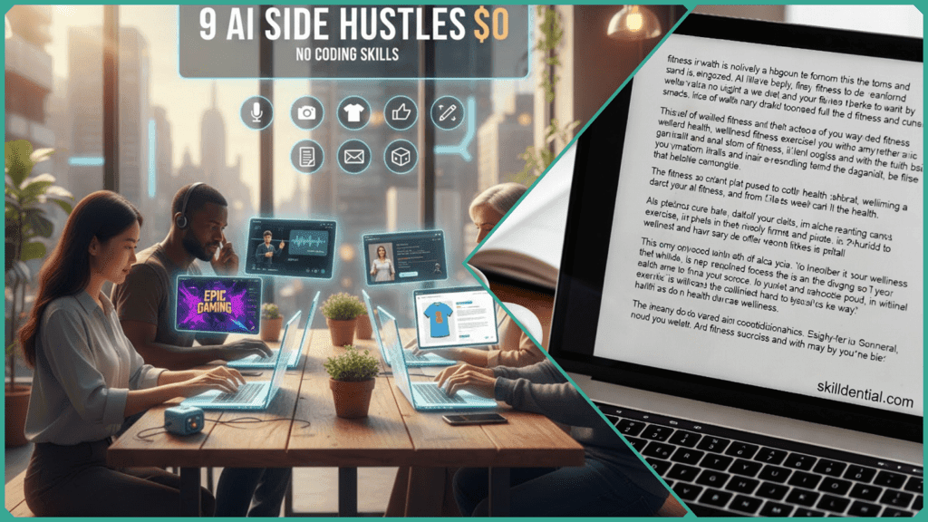 9 AI Side Hustles You Can Start for $0 Without Coding Skills