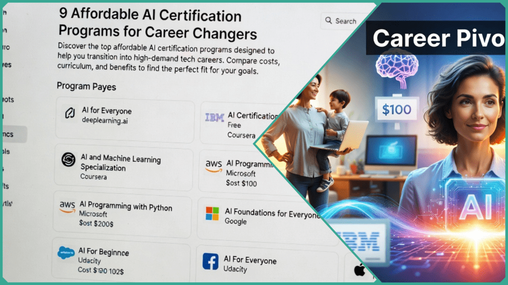 9 Affordable AI Certification Programs for Career Changers