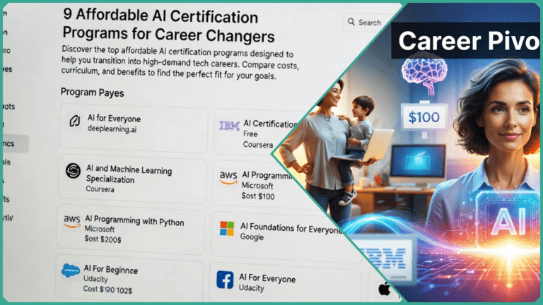 9 Affordable AI Certification Programs for Career Changers