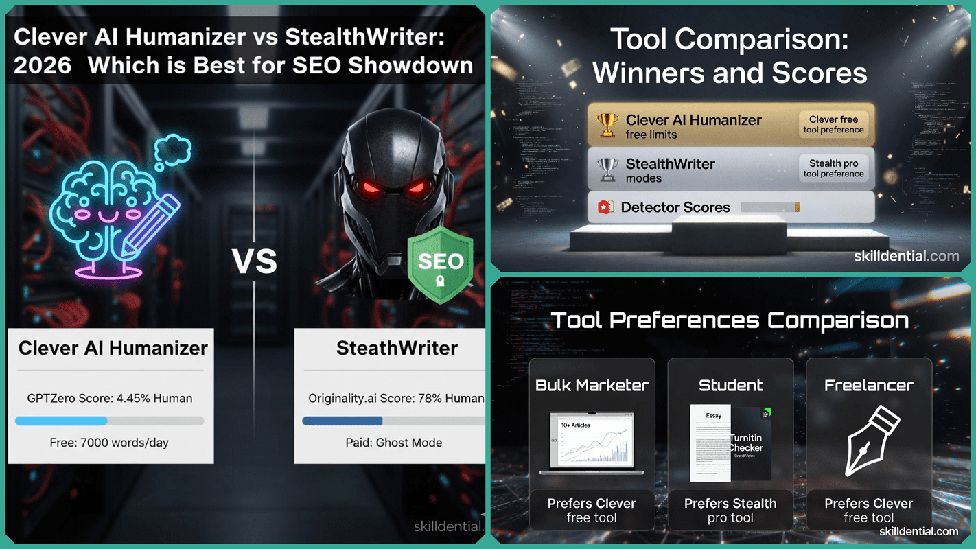Clever AI Humanizer vs StealthWriter: Which is Best for SEO?