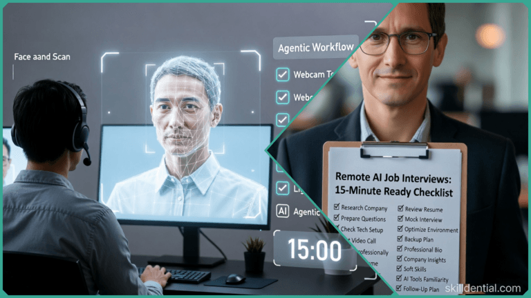 Remote AI Job Interviews in 2026: 15-Minute Ready Checklist