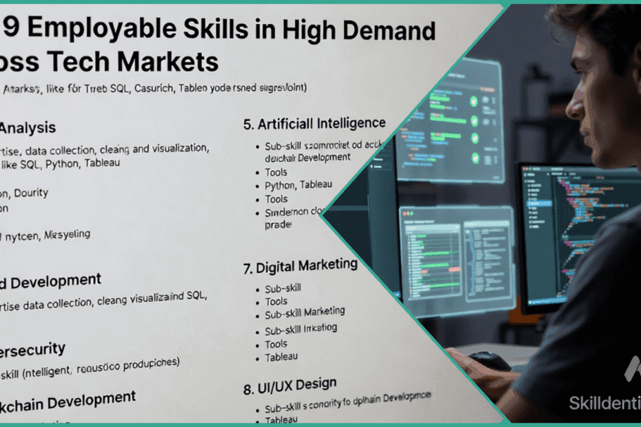 Top 9 Employable Skills in High Demand Across Tech Markets