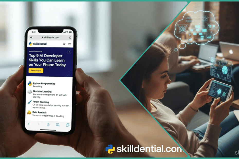 Top 9 AI Developer Skills You Can Learn on Your Phone Today