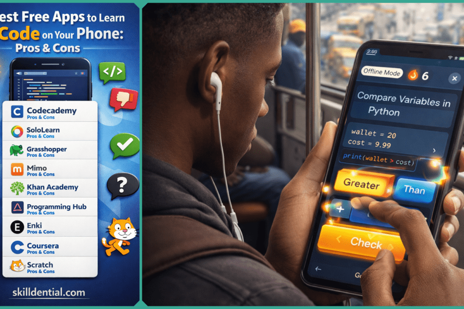 9 Best Free Apps to Learn to Code on Your Phone Pros & Cons