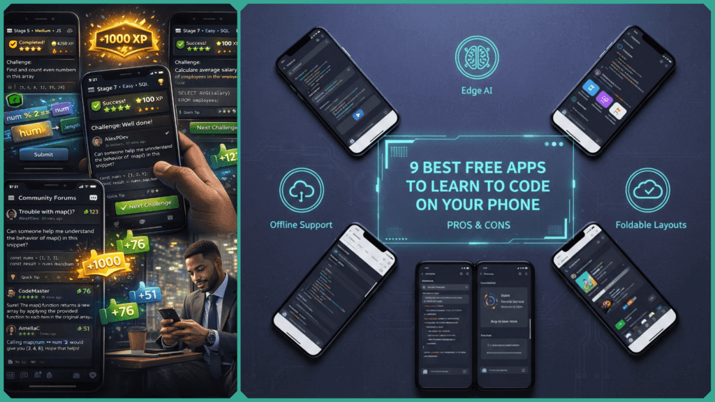 9 Best Free Apps to Learn to Code on Your Phone Pros & Cons