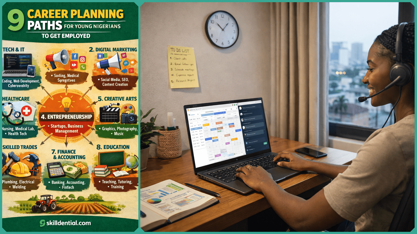 9 Career Planning Paths for Young Nigerians to Get Employed