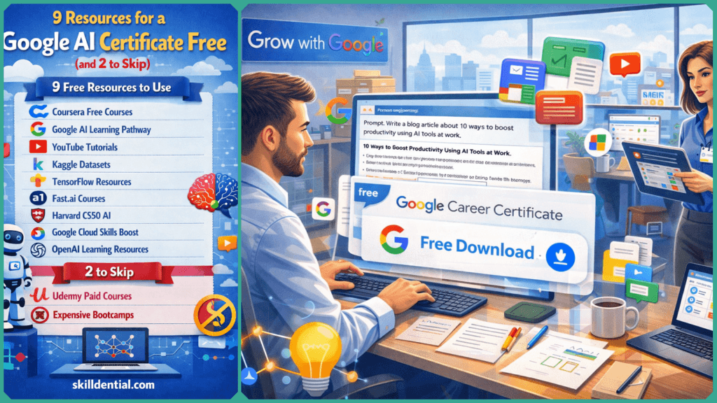 9 Resources for a Google AI Certificate Free (and 2 to Skip)