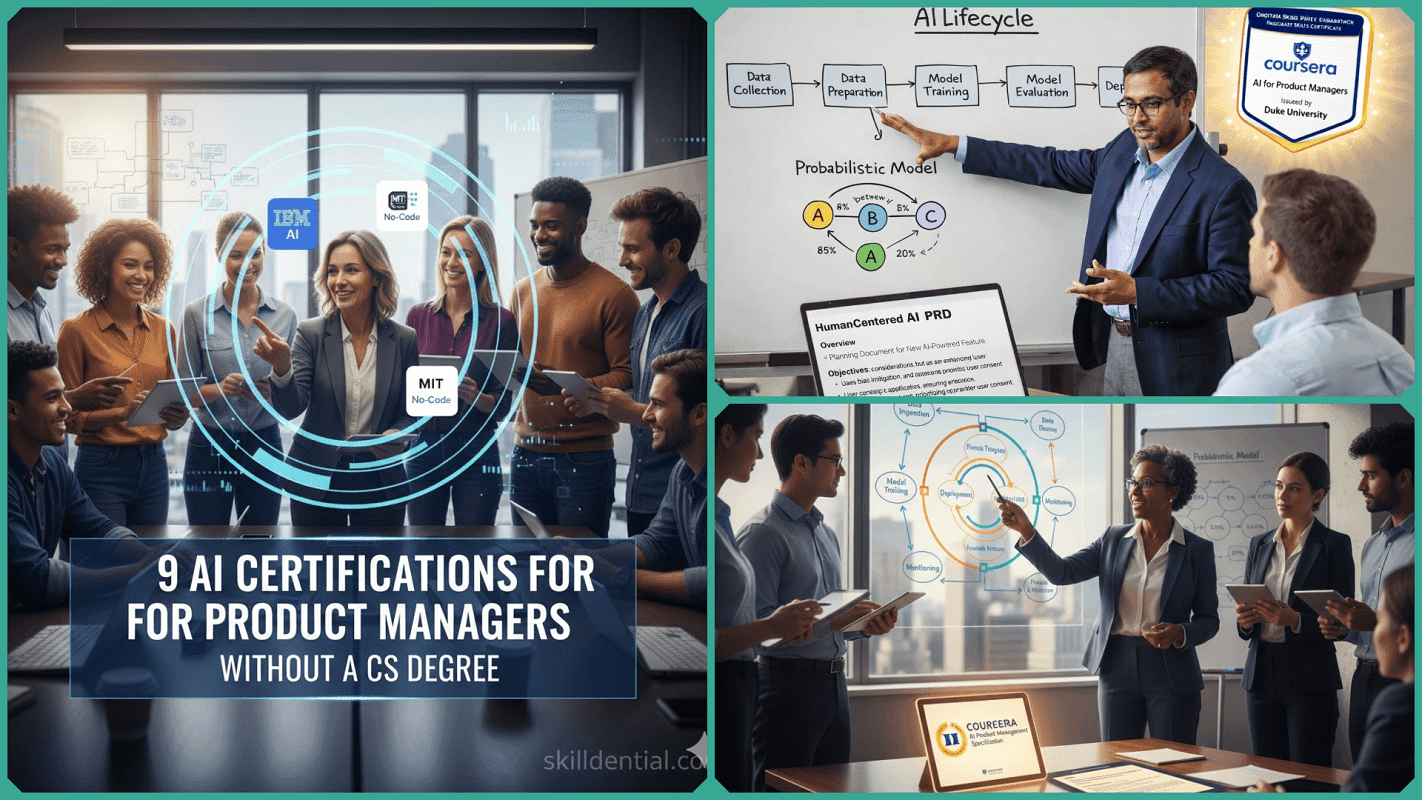 9 AI Certifications for Product Managers Without a CS Degree
