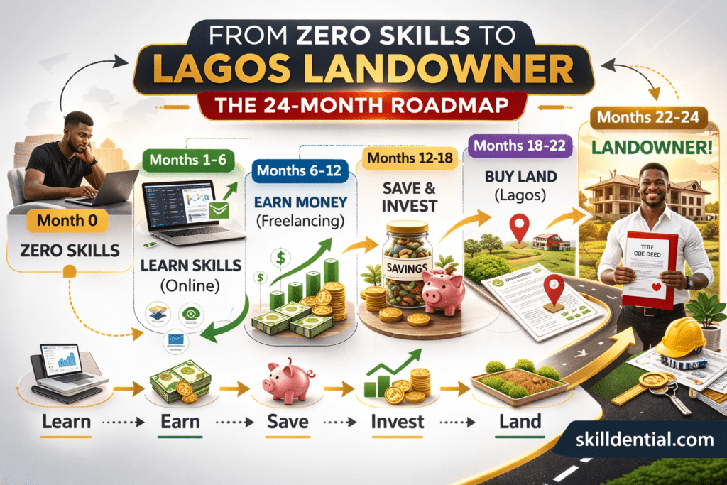 From Zero Skills to Lagos Landowner: The 24-Month Roadmap