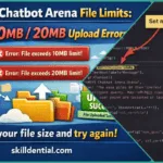LMSYS Chatbot Arena File Limits Fix 10MB 20MB Upload Errors