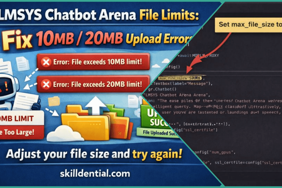LMSYS Chatbot Arena File Limits Fix 10MB 20MB Upload Errors