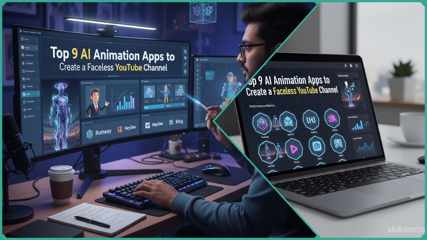 Top 9 AI Animation Apps to Create a Faceless YouTube Channel