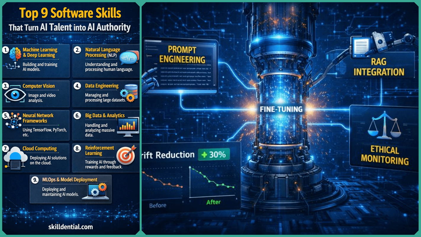 Top 9 Software Skills That Turn AI Talent into AI Authority
