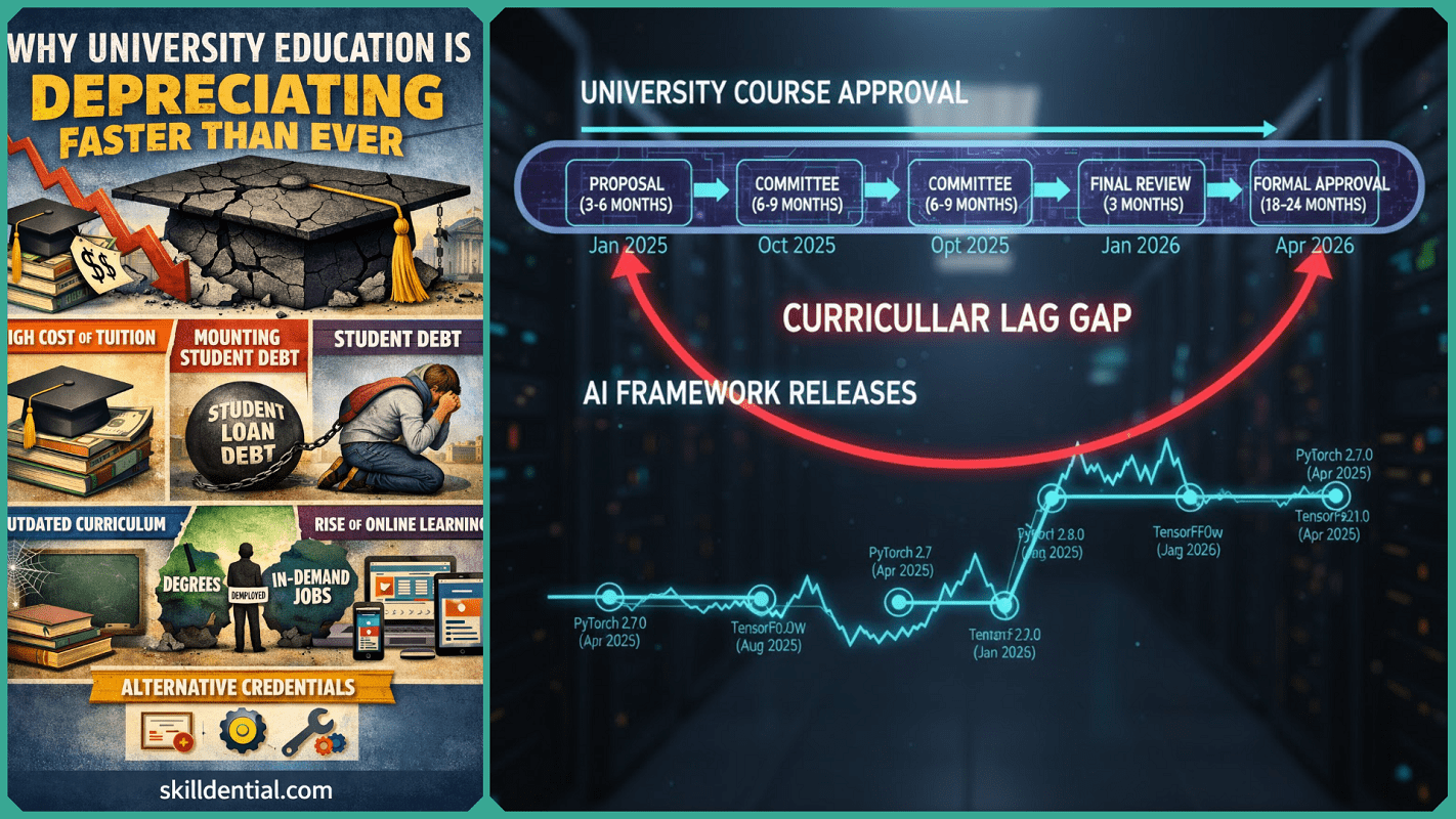Why University Education is Depreciating Faster Than Ever