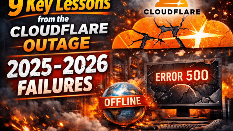 9 Key Lessons from the Cloudflare Outage: 2025-2026 Failures