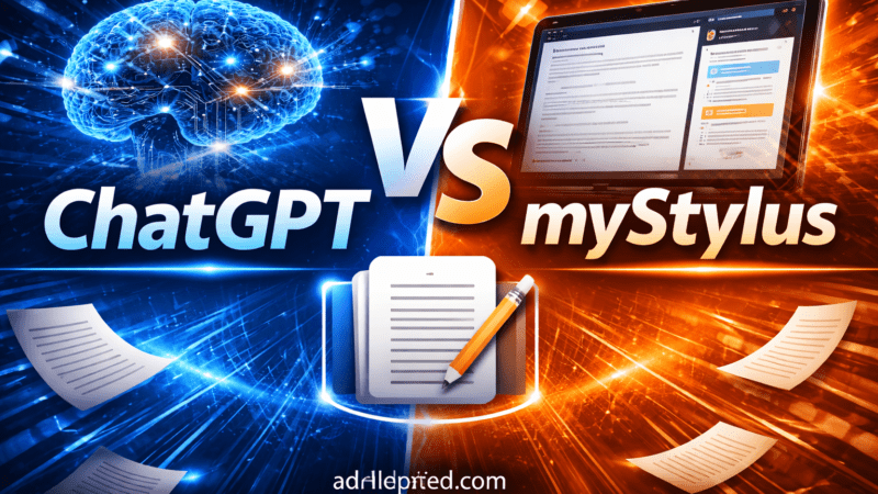 ChatGPT vs. myStylus: Best 80/20 Guide to AI Thesis Writing