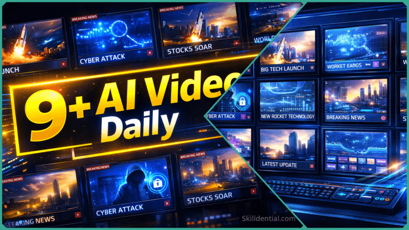 How to Automate 9+ Viral AI Videos from Daily News Headlines