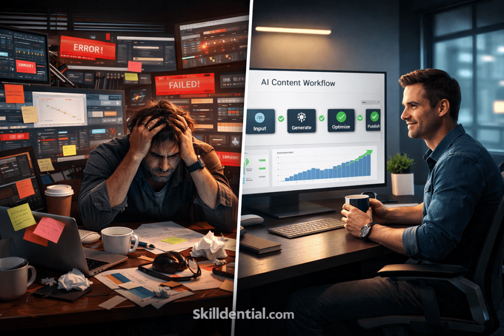 Why Most AI Content Systems Fail (The 80/20 Fix That Works)
