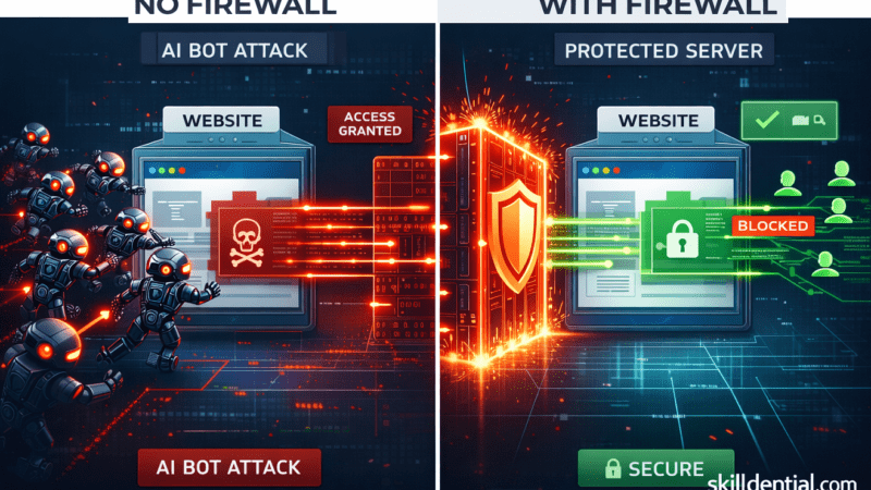 How a Web Application Firewall (WAF) Blocks AI Search Bots