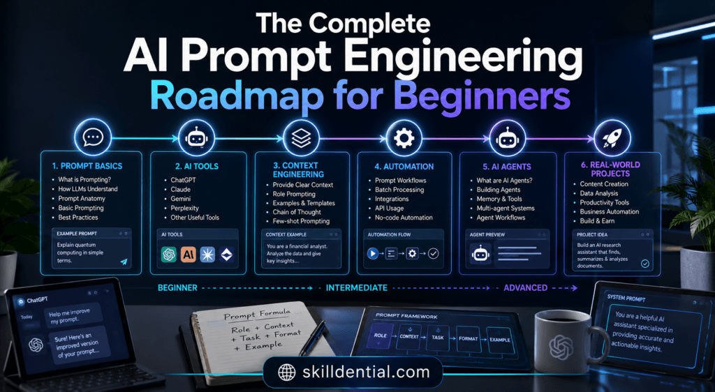 The Complete AI Prompt Engineering Roadmap for Beginners