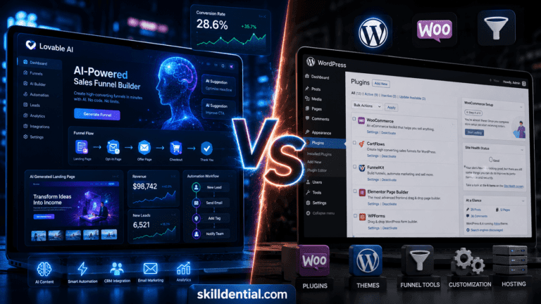 Lovable AI vs WordPress: Which Builds Better Sales Funnels?