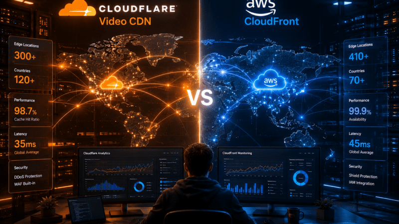 Cloudflare Video CDN vs. AWS CloudFront for Video Streaming