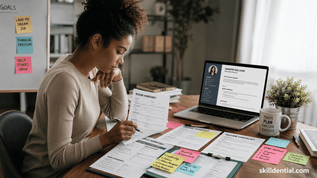 Top 7 Resume Building Worksheets to Write a Winning Resume
