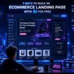 7 Ways to Build an eCommerce Landing Page With AI for Free