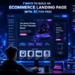 7 Ways to Build an eCommerce Landing Page With AI for Free