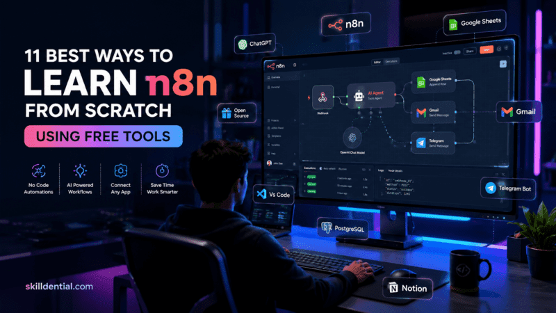 11 Best Ways to Learn n8n from Scratch Using Free Tools
