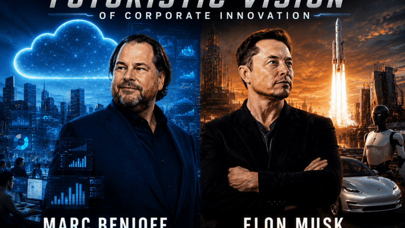 Marc Benioff vs Elon Musk: Different Paths to Tech Influence Marc Benioff vs Elon Musk: Different Paths to Tech Influence