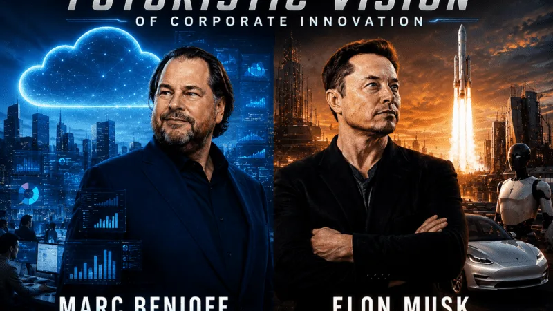 Marc Benioff vs Elon Musk: Different Paths to Tech Influence Marc Benioff vs Elon Musk: Different Paths to Tech Influence