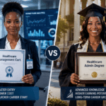 Healthcare Management Cert. vs Healthcare Admin Degree