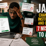 JAMB Change of Institution and Course: 7 Mistakes to Avoid