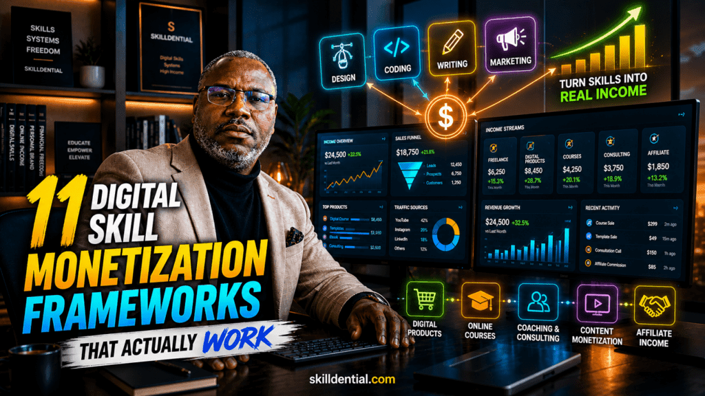 11 Digital Skill Monetization Frameworks That Actually Work