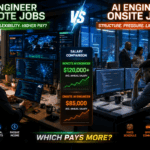 AI Engineer Remote Jobs vs Onsite AI Jobs: Which Pays More?